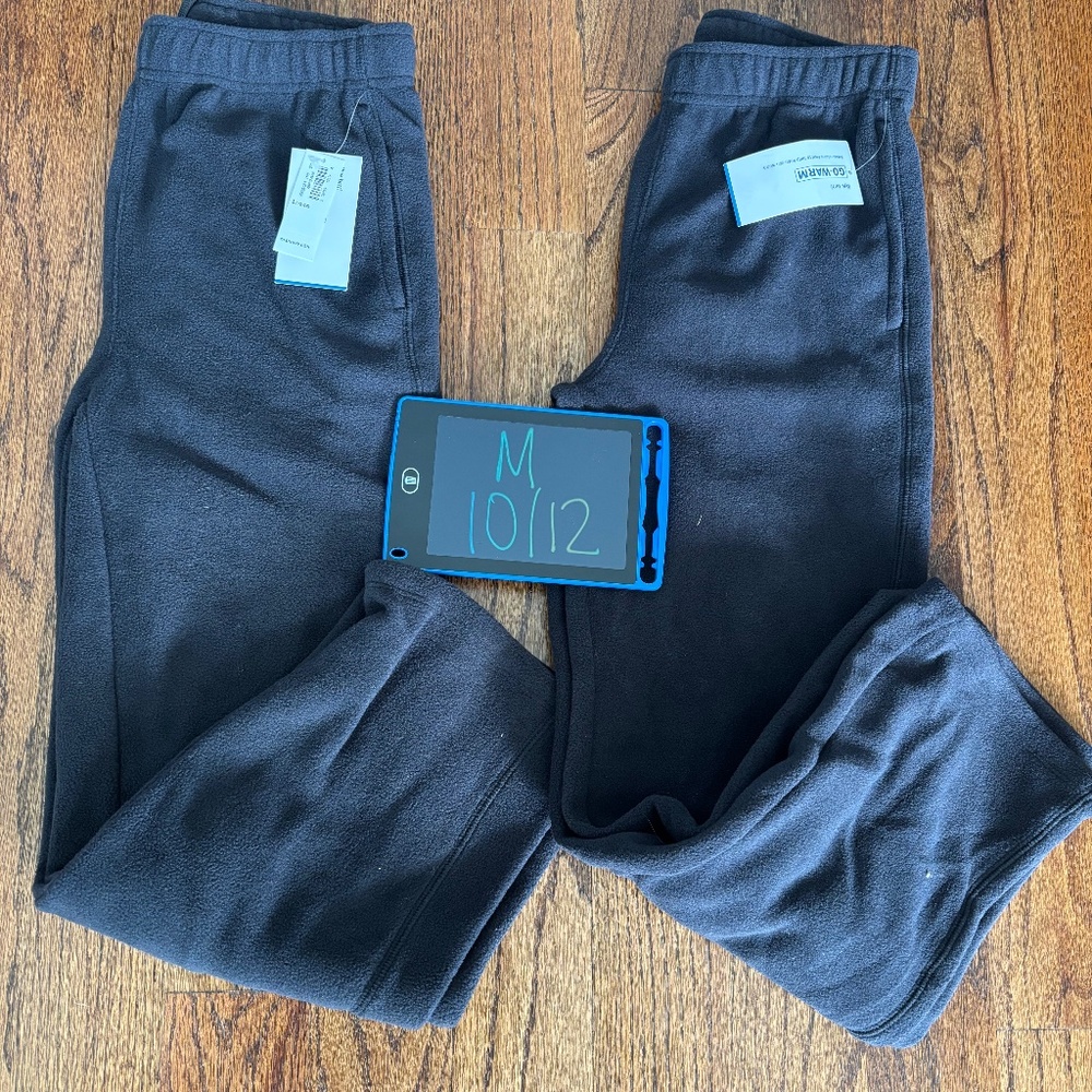 NWT Boys Old Navy Fleece Pants Size 10/12 Medium